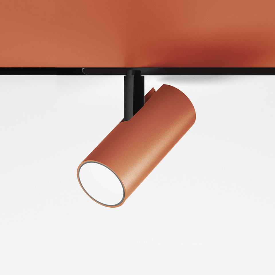 Vector Magnetic 55 zoom - 22° - 32° - 2700K DALI Brushed copper