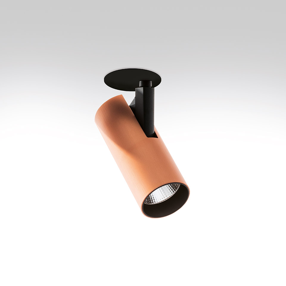 Vector Semirecessed 55 - 15° 4000K Brushed Copper