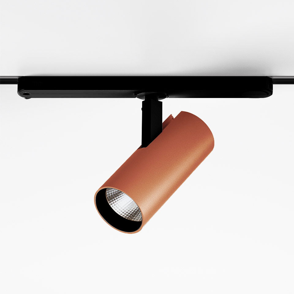 Vector Track 55 - 15° 4000K DALI Brushed Copper